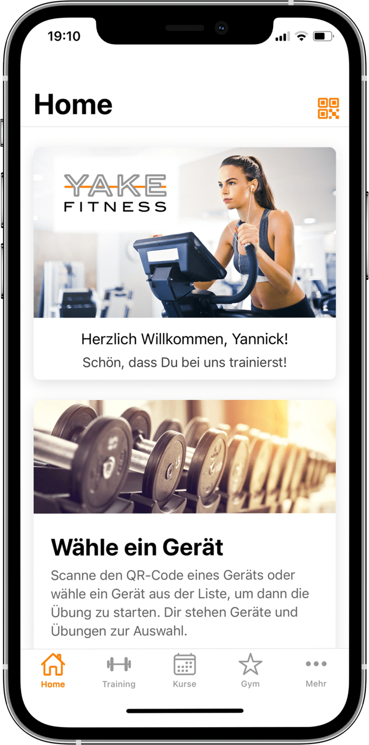 Fitnessstudio White Label-App 1